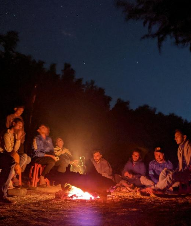 bootcamp nature nuit feu de camp Saumur